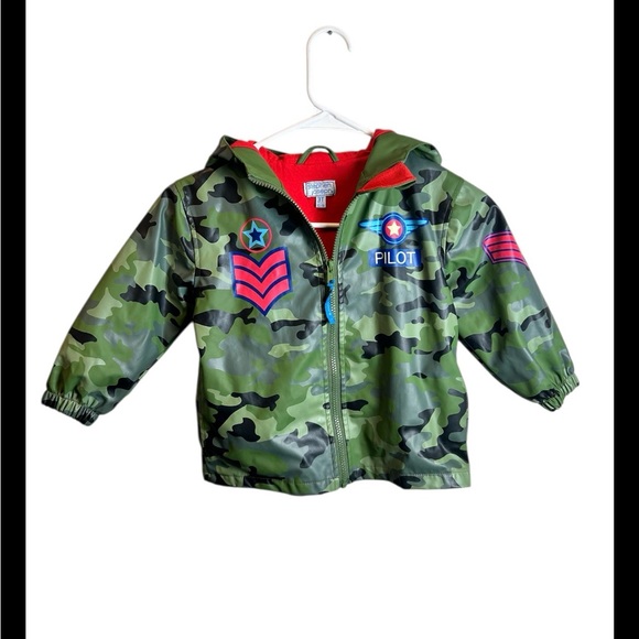 Stephen Joseph Other - Stephen Joseph Camo Pilot Aviation Waterproof Rain Jacket Size 3T